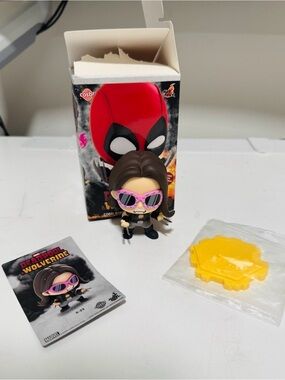 X-23 Deadpool x Wolverine Cosbi Vinyl Figure with Pink Sunglasses